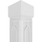 Ekena Millwork Craftsman Classic Square Non-Tapered Calico Fretwork Column w/ Mission Capital & Mission Base CC1008ENCLOMIMI - alternate 5